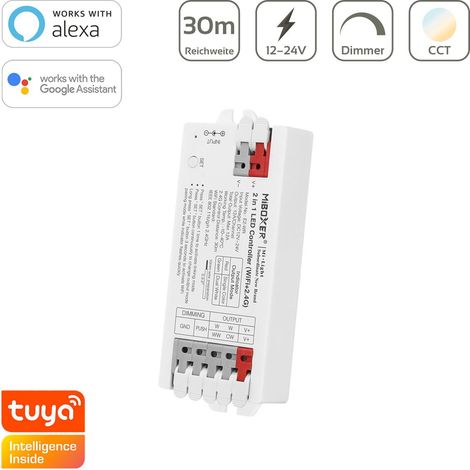 LED-Streifen-Controller 2 in 1- Monochrom - CCT - 12/24V DC - (1/5)