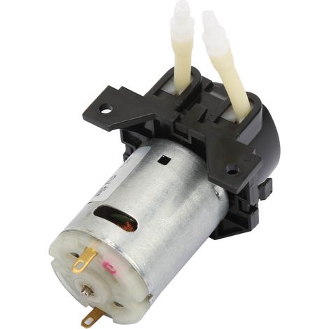 Pompe péristaltique à liquide D-2 24mm DC 12V DIY pour analyses de laboratoire (noire) (1/5)