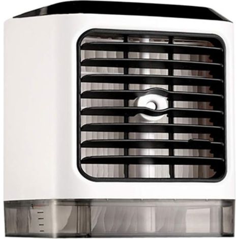 Refroidisseur d'air portable pour la maison, unité de climatisation portable, réservoir d'eau à 3 vitesses, humidificateur coloré