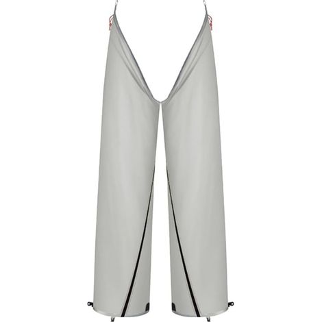 Pantalon de pluie à dégagement rapide en nylon 20D imperméable avec manches de jambe avec fermetures éclair latérales complètes pour randonnée, camping, protection contre la pluie lourde (1/5)