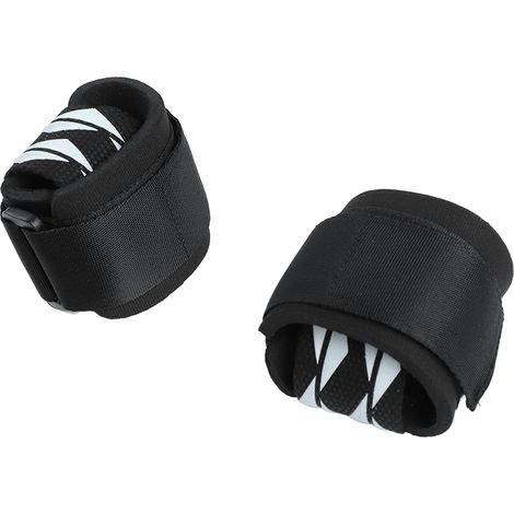 Lot de 2 sangles de maintien pour haltères et poignées de traction, idéales pour les tractions à la barre fixe ou avec haltères. (1/5)