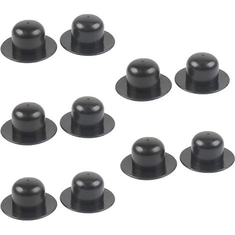 Accessoires de piscine : support pour tuyaux, bouchon de vanne murale, filtre en maille PVC, bouchon en cuir souple (modèle court), noir. (1/5)