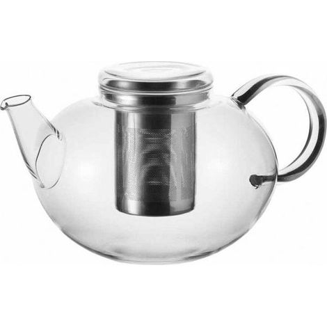 Tetera Moderna Leonardo Transparente 1,5 Litros Cristal