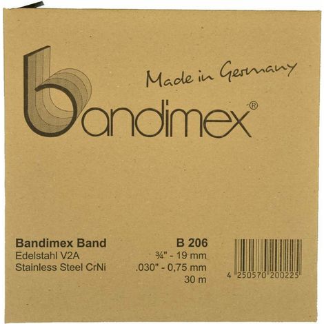 bandimex Stahlband V2A, 19mm-3/4", L 30m (1/5)