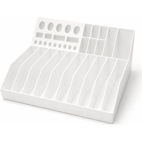 Organizador de herramientas blanco para taller, para destornilladores y alicates. (1/3)