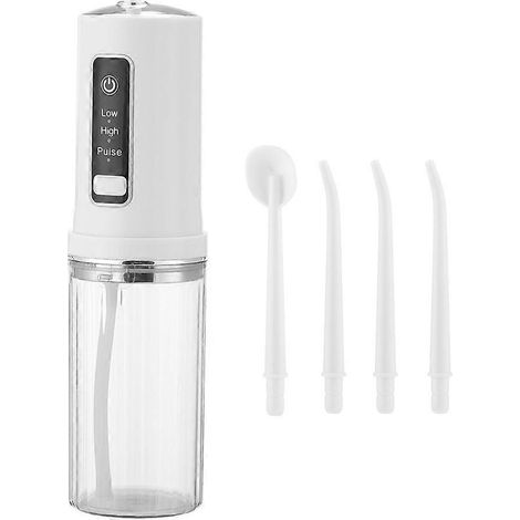 1 kit de détartreur électrique portable et compact pour usage domestique, nettoyage des dents et des dents à l'eau. (1/5)
