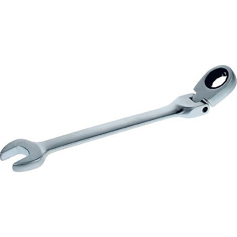 Clé mixte 13 mm satinée à cliquet chrome vanadium - AUTOBEST