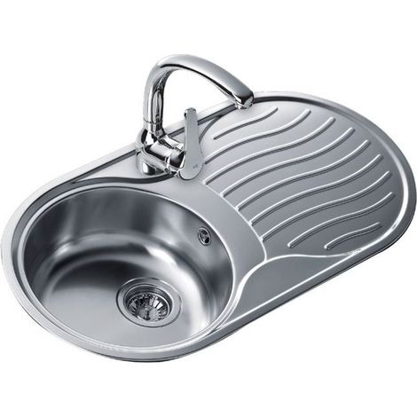 Fregadero Encastrado DR-80 1S1E 84 x 44 Inox - Teka (1/5)