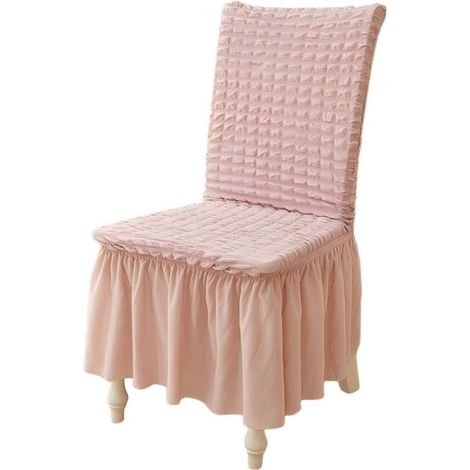 Coprisedie, confezione da 2. Lunghezza: 38-46 cm, Larghezza: 35-48 cm, Altezza: 45-60 cm. Coprisedie elasticizzati universali per sedie da sala da pranzo. Morbide protezioni per sedie. (1/5)