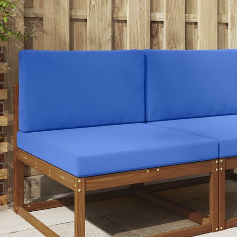 Cojín para sofá de exterior 2 pcs Tuquesa Poliéster
