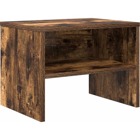 Maison Exclusive - Mesita de noche madera contrachapada roble ahu (1/5)