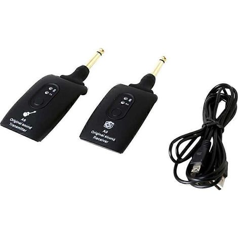 Système émetteur-récepteur sans fil rechargeable A9 2,4 GHz : accessoires et accessoires pour guitare (1/5)