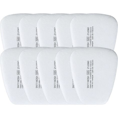 5N11CN filtre coton KN95 masque anti-poussière filtre de remplacement filtre en coton particules filtre trapézoïdal général
10 pièces