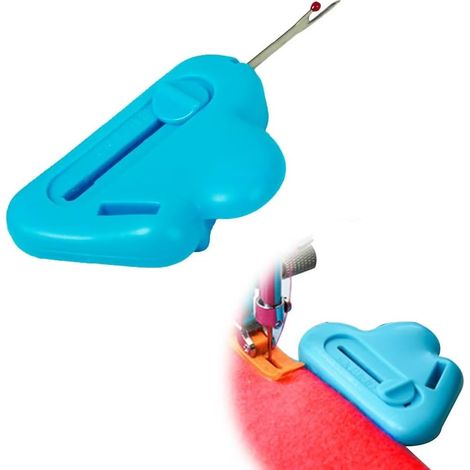Guide de Couture Magnétique 2-en-1 avec Découseur Intégré, Accessoire Machine à Coudre avec Aimant Puissant, Règle de Couture Précise pour Tissus Droit et Courbes (1/5)