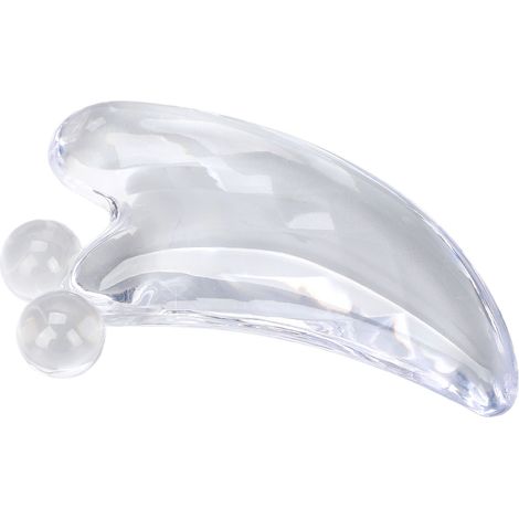 Planche Guasha, outil de massage portable et transparent à gratter pour le traitement des points de déclenchement en acupuncture et en spa (1/5)