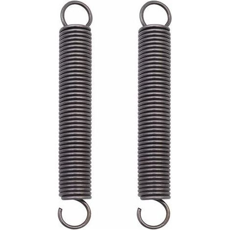 2 Stück Stahl-Zugfedern, verlängerte Druckfedern, Doppelhakenfedern, 2 x 18 x 150 mm (1/5)