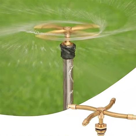 Aspersores rotativos, sistemas de riego, aspersores de jardín, aspersores de agua para jardín, aspersores para césped (1/2)