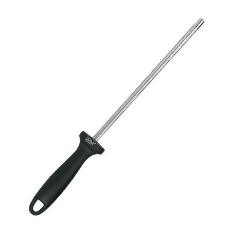 Afilador cuchillos de tipo chaira con hoja de 30cm fabricado en acero inoxidable