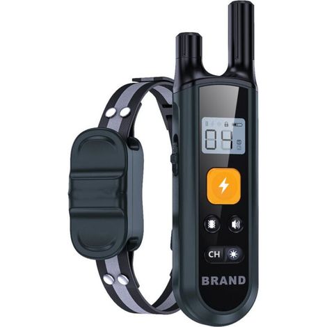 Collare per addestramento cani, collare elettrico IP67 con 99 livelli statici regolabili (1/4)