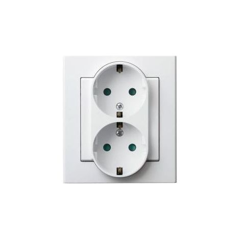 Prise électrique Ospel gp-2rsp/00 16A 3520W encastrable