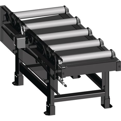 metallkraft Rollenbahnverlängerung 2000 x 800 mm motorisch