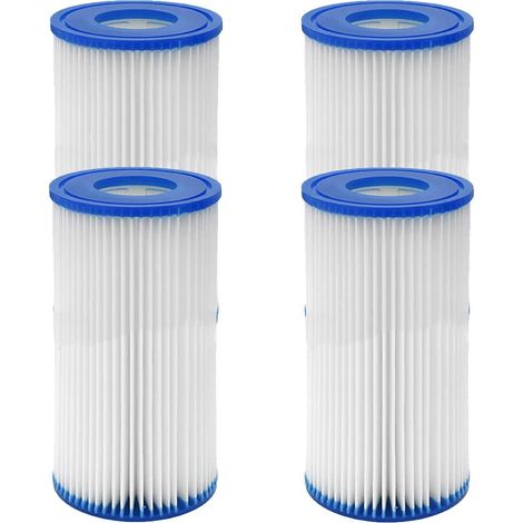 AIDUCHO Cartouche de filtre de piscine pour Type A ou C pour piscines Hors Sol Intex 29000E/59900E, 4PCS (1/5)
