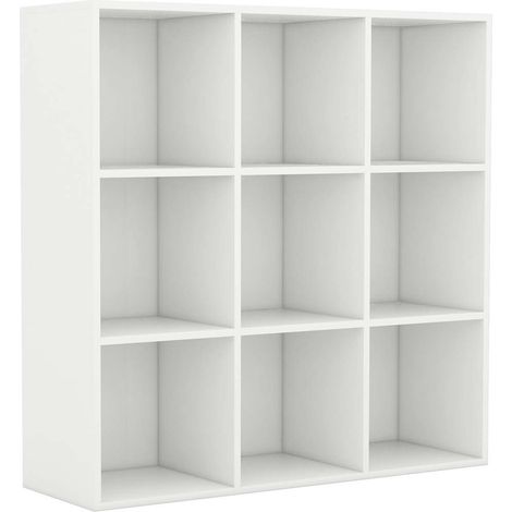 vidaXL Book Cabinet White 98x29x97,5 cm Engineered Wood