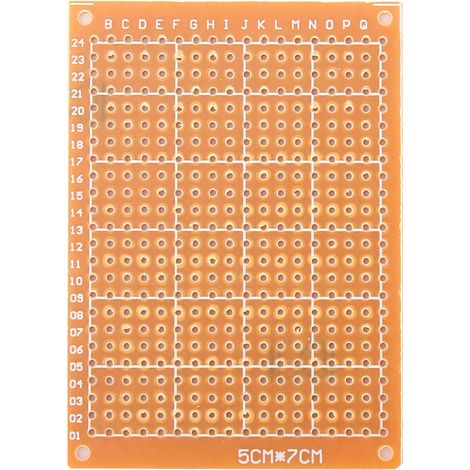 Lot de 10 plaques d'essai universelles pour circuits imprimés (PCB) simple face de 5 × 7 cm (1/5)