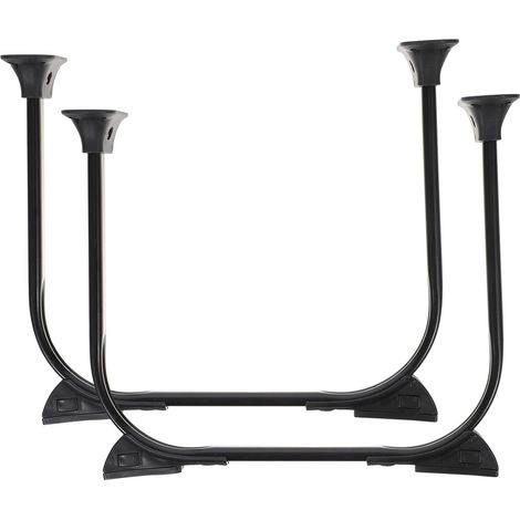 de 2 pieds de table pliables en m tal pour meubles monter (1/5)