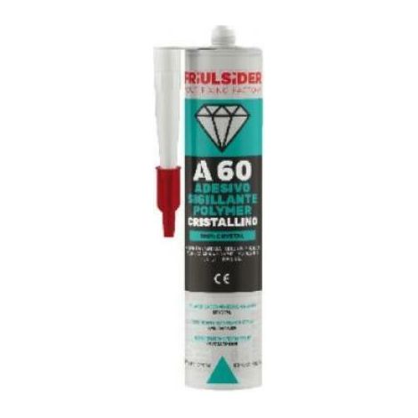 Friulsider adhesivo sellador plymer cristalino 290ml a60 one6010