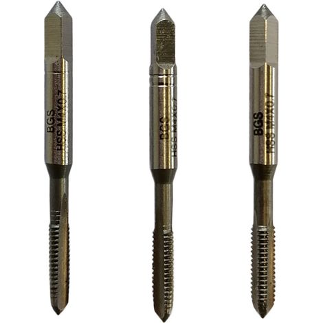 Jeu de 3 tarauds hss-g filetage standard m 4 x 0.70