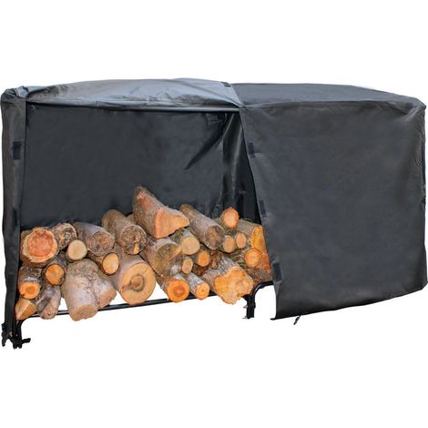 Bâche de protection pour abri à bûches - Spéciale serre bûches - 245x46x112cm - Résistante et imperméable (1/5)