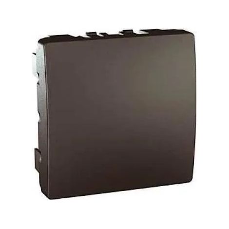 Abdeckplatte Schneider Electric unica Aluminium 1 Modul 12 Monate Garantie