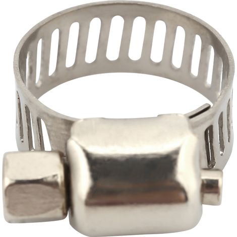 Colliers de serrage à vis sans fin pour tuyaux, clips en acier inoxydable (13 mm-19 mm) (1/5)