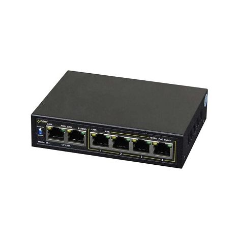 SWITCH IP 4 PUERTOS POE