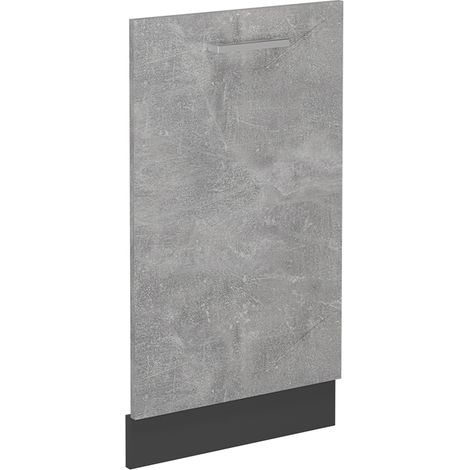 Coperchio per lavastoviglie R-Line, Calcestruzzo, 45 cm senza piano di lavoro, Vicco