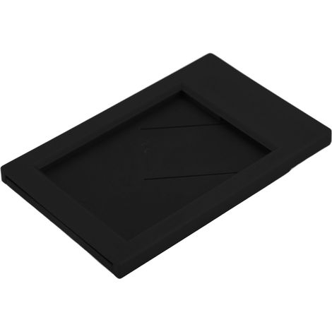 Cadre photo rectangulaire classique de bureau en plastique, compatible avec les photos Fujifilm Instax Mini 3 pouces, finition foncée. (1/5)