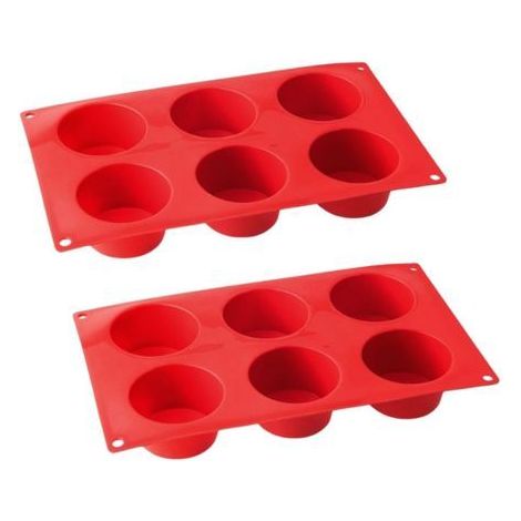 Lot de 2 moules à gâteaux 30/30 cm en silicone Dr Oetker Flexxibel Love (1/5)
