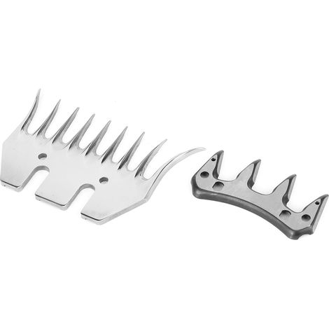 Lame en acier inoxydable pour machines à tondre les moutons, haute dureté, lame remplaçable (lame flexible à 9 dents (+ lame rotative)) (1/5)