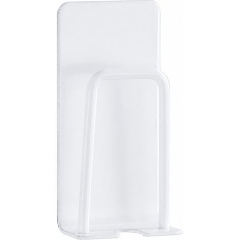Porte-brosse à dents mural, en acier inoxydable, sans perçage, pour ranger les gobelets de salle de bain, blanc (1/5)