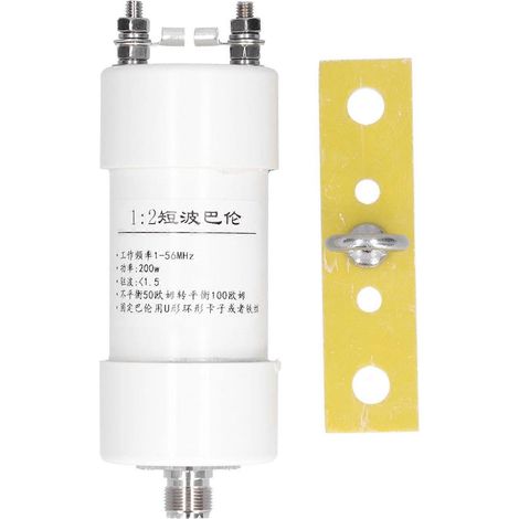 1:2 Balun, geeignet für 1–56 MHz, für Winton Kurzwellenantennen 200 W, 50–100 Ω, Elektronikersatz (1/4)