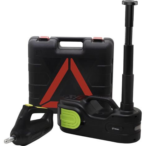 SIHAO Hydraulikautojack 12V 5T digitale Doppelpumpe + elektrischer Schlüsselset 450mm, SUV-Autoreifenaustausch und Reparatur (1/5)