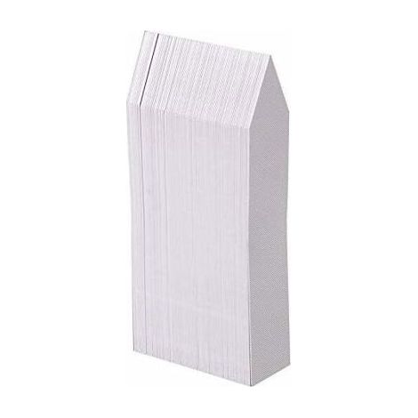 Plastik-Etiketten für Pflanzen, 100 Stück, weiß, 10x2cm für den Garten.