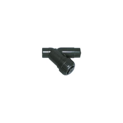 GF Schmutzfänger grau 305 PVC-U/EPDM d 20 Stutzen