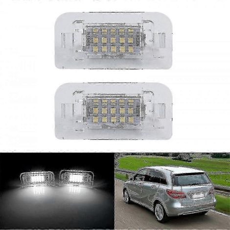 éclairages de plaque d'immatriculation LED pour Mercedes Benz Classe B W246 W242 Canbus - Ya( ) (1/4)