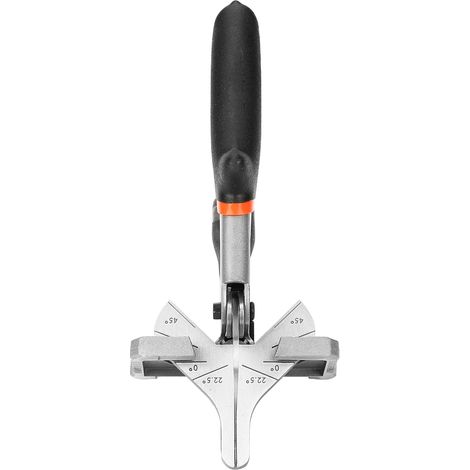 Outil de coupe à main multi-angles pour joints de goulotte en PVC, réglable de 0° à 135° (1/5)