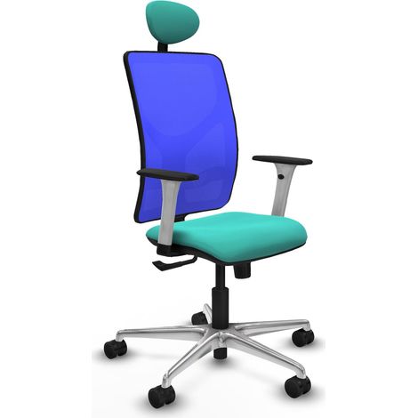 Chaise de bureau piqueras y crespo Motilla blanc soutien lombaire (1/2)