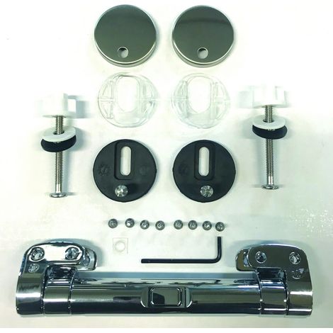 Olfa – Kit charnière déclipsable EASY CLIP pour abattant WC – Descente assistée – Fixation sécurisée – Fermeture silencieuse