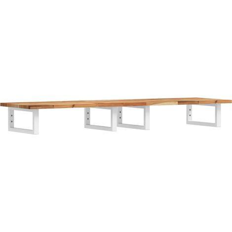 Maison Exclusive - Waschbeckenregal Wandmontage Stahl und Akazien