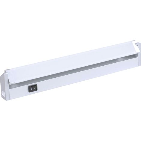 Réglette orientable 6W aluminium avec interrupteur 400 lumens (1/5)
